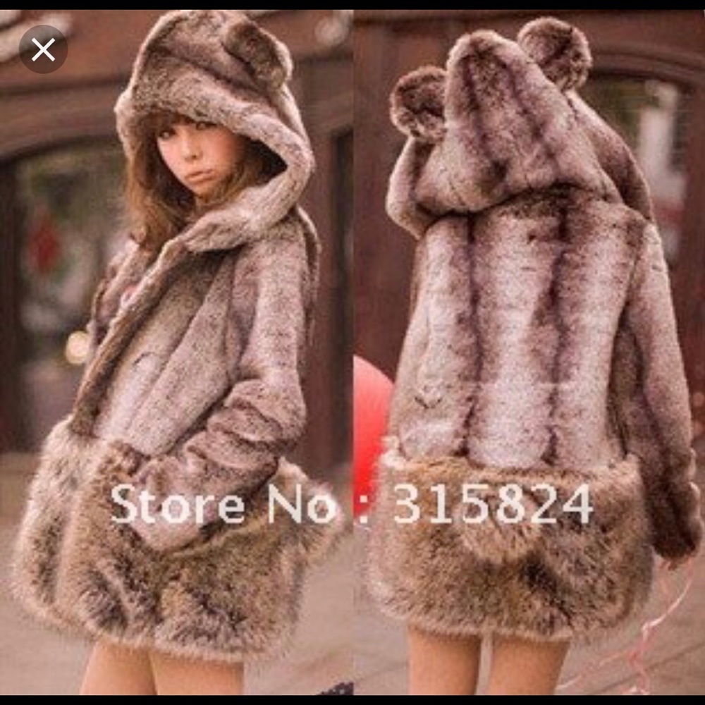 Festival/ Burning man super cute bear jacket!!